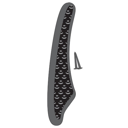 Hy-Ko 4.5In Black Zinc Number 1, 10PK A20258